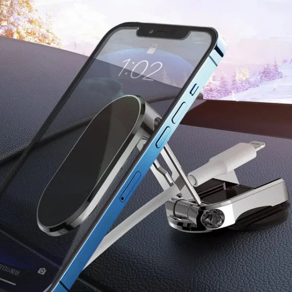 MagClip™ | Opvouwbare Metalen Telefoonhouder voor de Auto